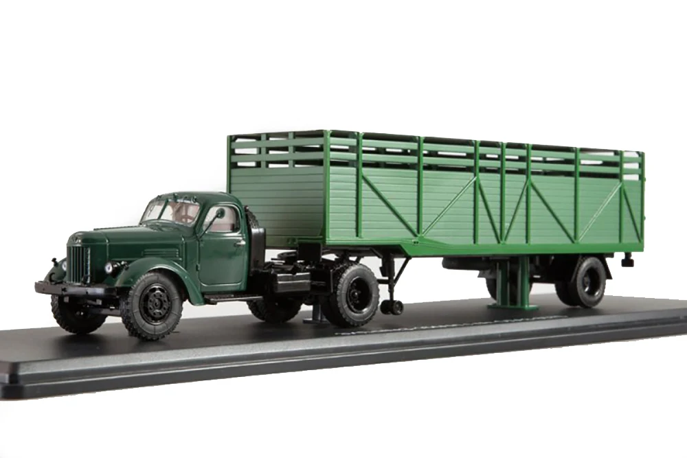 ZIL MMZ 164AH WITH TRAILER GREEN (USS RUSSIAN TRUCK) | ЗИЛ-ММЗ-164АН С ПОЛУПРИЦЕПОМ ОДАЗ-857Б