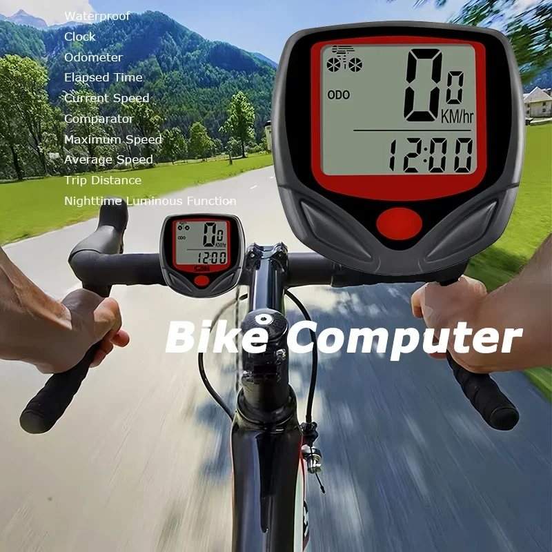 Bicycle Speedometer Bike Computer Multifunction Waterproof Stopwatch Bicycle MTB Odometer Stopwatch Cycling Accessories
