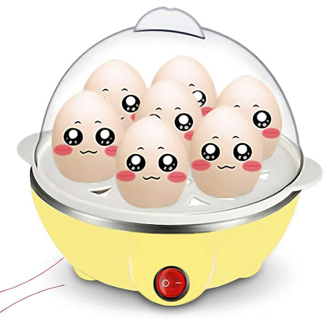 Function Rapid Electric Egg Cooker Auto-Off Generic 7 Eggs Boiler Steamer Omelette Cooking Tools Kitchen Utensil Breakfast