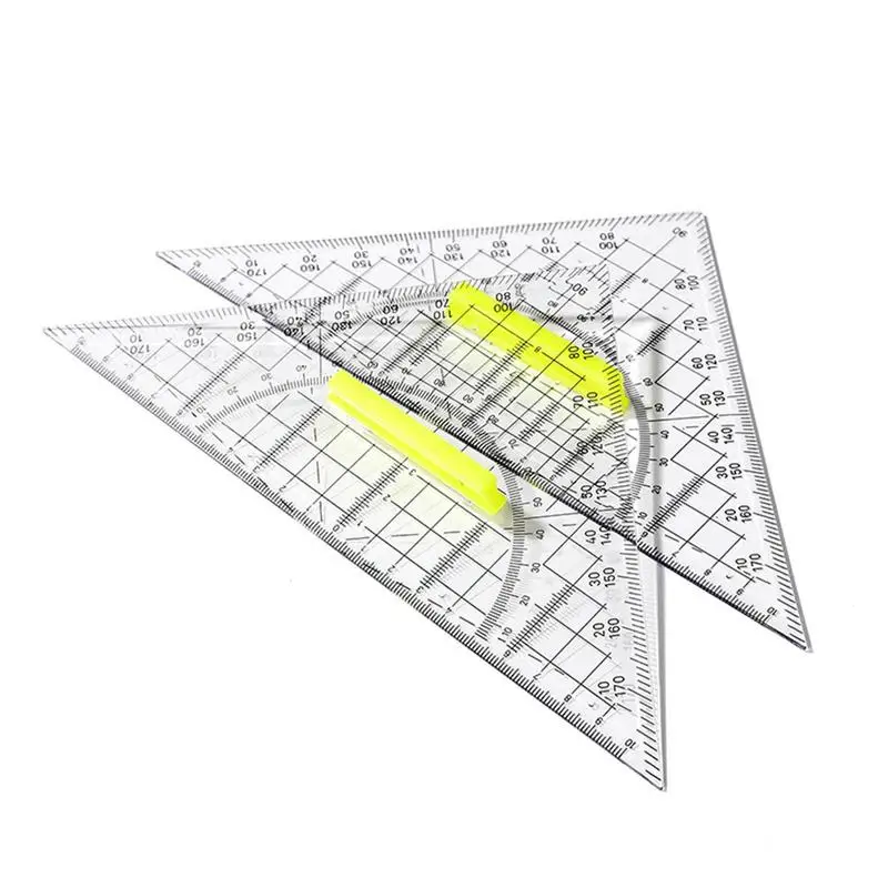 School drawing tools-triangle, ruler, protractor, 🇩🇪Profe…