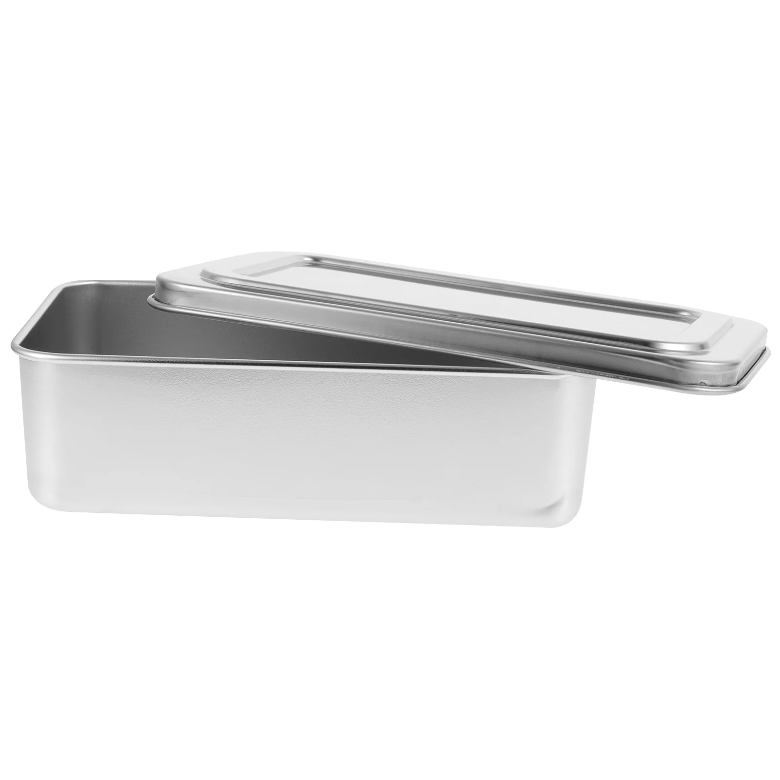 

Classical Rectangle Deep Bread Stainless Steel Baking Box Deep Cake Pan Baking Pan With Lid Metal Oven Pan Oven Tray With Lid