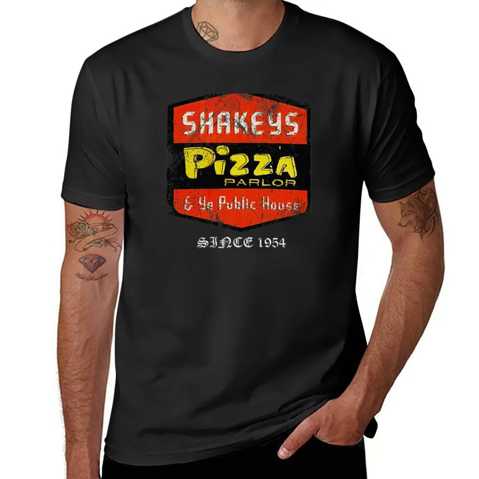 

Shakey's For Men And Women T-Shirt summer tops cute tops plus sizes T-shirts for men cotton
