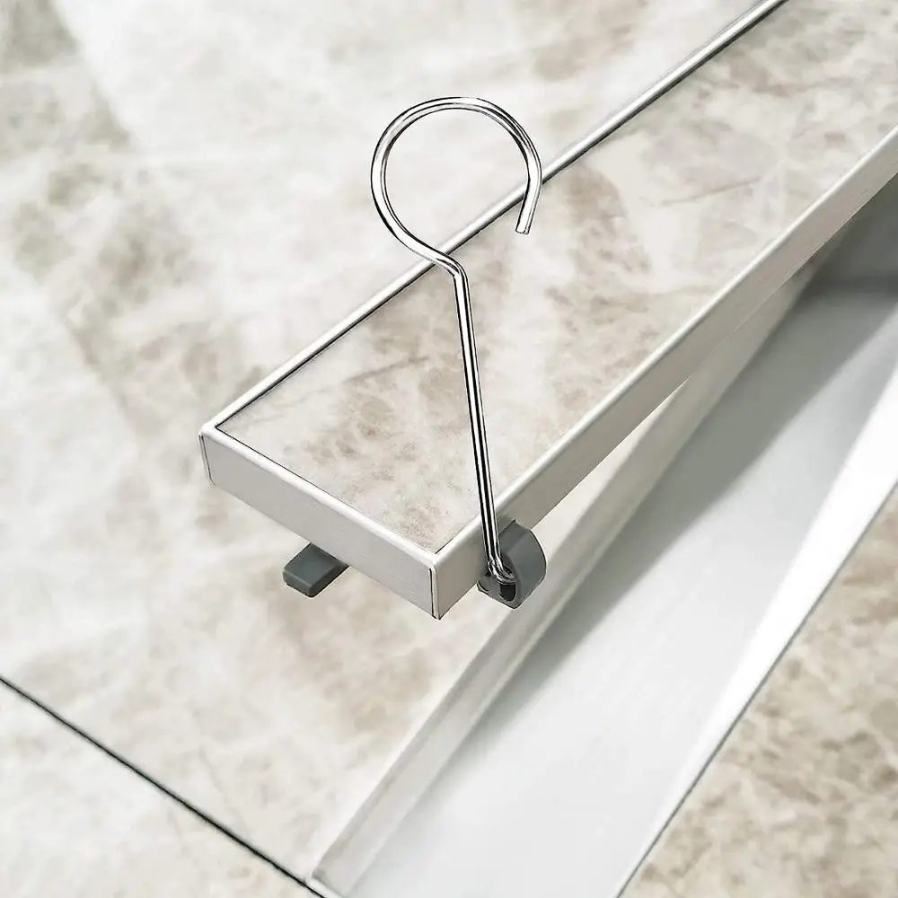 8Pcs Stainless Steel Drain Key Daily Clean Lifting Hook Shower Drain Grate Kitchen Sewer Lid Hook Utility Tool drain lifting hook
