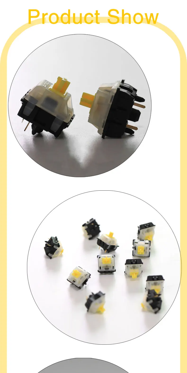 linear 5pin para interruptores de teclado mecânicos