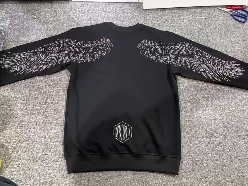Pullover Sweatshirt Designer Rhinestone Men's tops plein ali new brand designer