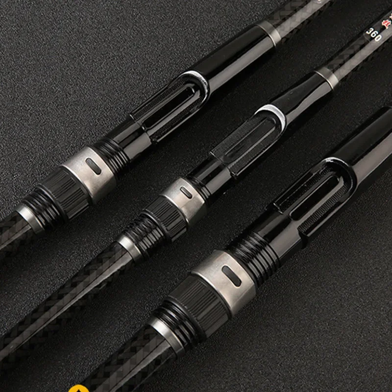 Catch.u Rock Fishing Rod Carbon Fiber Telescopic Spinning Fishing Rods 3.6m-7.2m Reservoir Pond Boat/Rock/Beach Fishing Pole