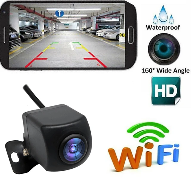 Wireless Car Rear View Camera WIFI with USB Power 170 Degree Reversing Dash  Cam HD Mini Parking for iPhone Android 12V 24V Rear - AliExpress