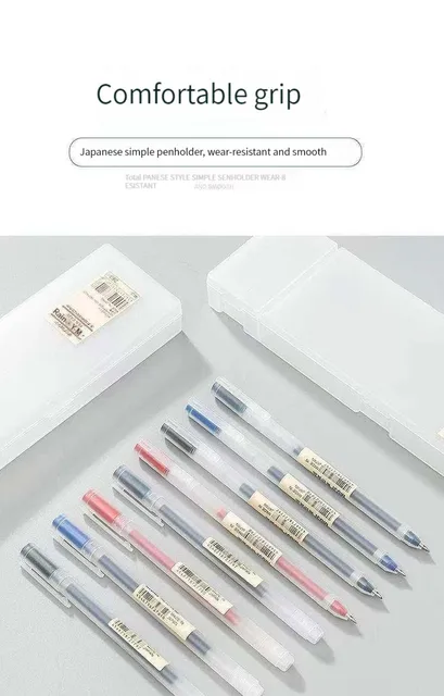 Discontinued Set: Slimmer Barrel MUJI Gel 0.38, 0.5 Pens -  Hong Kong