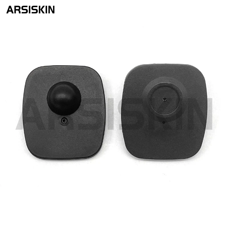 Anti Theft Tags 100pcs Rf 8.2Mhz Mini Square EAS Retail Security Clothes Hard Tags for Garment Shop Supermarket