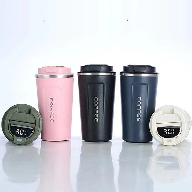 Stainless Steel Coffee Thermos Mug  Stainless Steel Car Vacuum Flasks -  380/510ml - Aliexpress