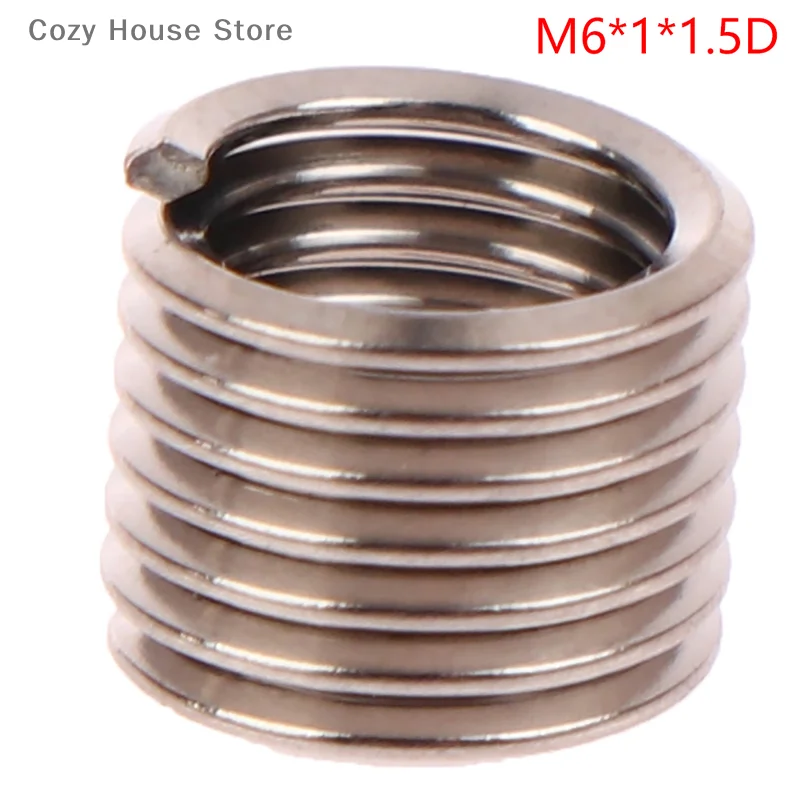 

Stainless Steel Helicoil Wire Thread Insert M6 X 1.0 1.5D Insert Helicoil Wire Thread Repair Inserts