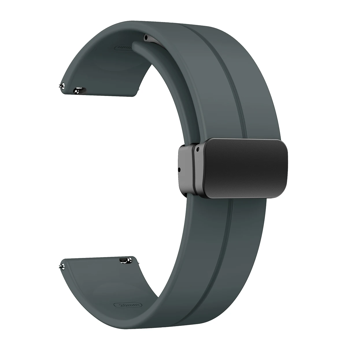 Silicone Magnetic Bracelet Watch Band (18/20/22mm)