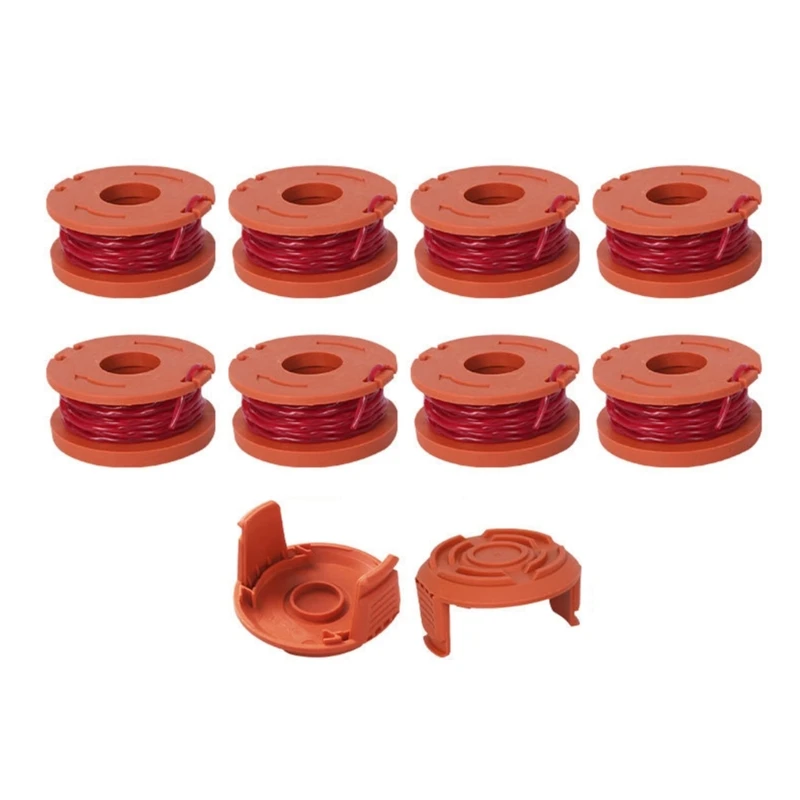 

Fit for Lawn Mower Grass Trimmer Spool & Line With Coil Lid Spool Line Cap Garden Thread Coil Set Replacement Tool Diy DropShip