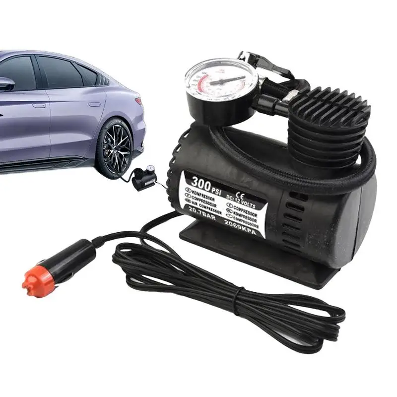 Air Pump for Car Tires Portable Tire Air Compressor Lightweight Safe Compressor Tire Inflator Bicycle Motorcycle Tires