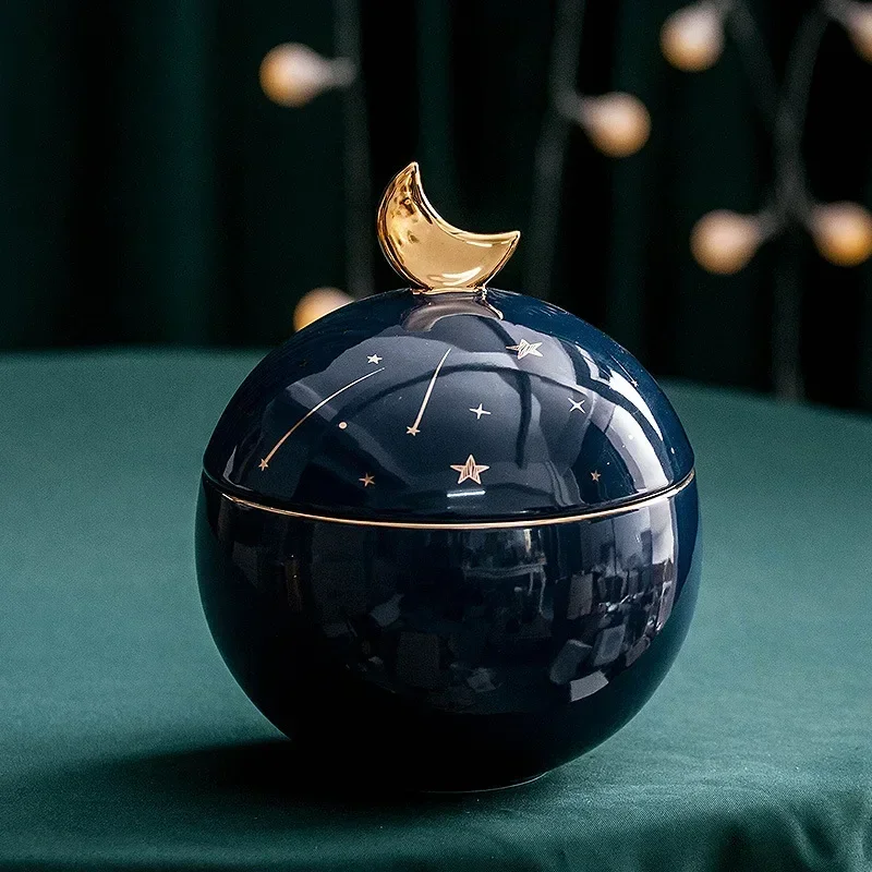 Small Pet Urn Bird Dog Pet Urns Cremation Caskets Funeral Vase Cat Cremation Ash for Human Ashes Made Ceramics Hand Painted