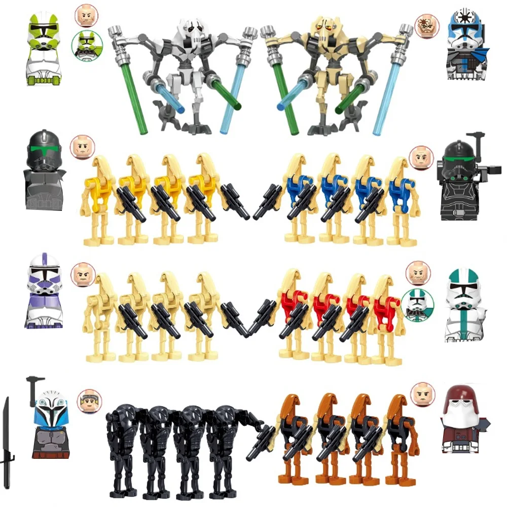 Building Blocks Doll Clone Soldier Griffiths Action Figures Desktop Decorative Ornaments Holiday Creative Gifts