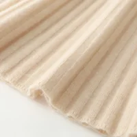 Korean Skirt 100% Merino Wool Women's Knitted Mini Skirt Autumn and Winter Women's Fashion Solid Color Small Umbrella Skirt - Image 6