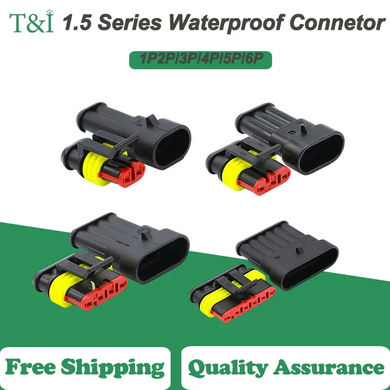 1.5 시리즈 AMP 차량 유형 커넥터, 방수 산소 센서, 암수 1, 2, 3, 4, 5, 6핀 플러그, DJ7041-1.5-11, 21, 20, 50/100세트 Best5 1.5 시리즈 AMP 차량 유형 커넥터, 방수 산소 센서, 암수 1, 2, 3, 4, 5, 6핀 플러그, DJ7041-1.5-11, 21, 20, 50/100세트 Best5