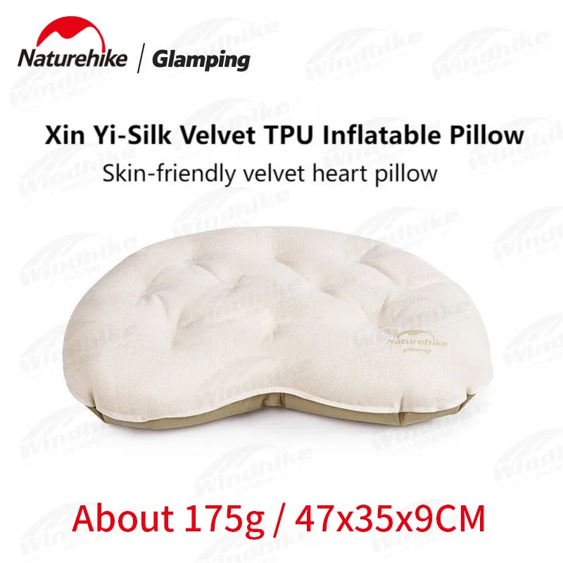

Надувная подушка Naturehike, Ультралегкая, 175 г, ТПУ, портативная, мягкая, быстрая надувка, для путешествий, кемпинга, пешего туризма, офиса, для сна, защита для шеи