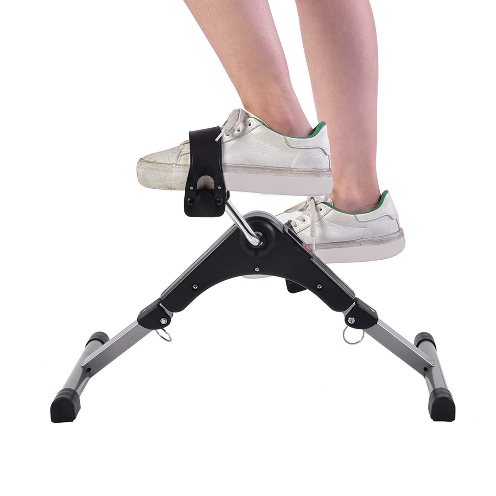 Foldable Indoor Cycling Trainer for Leg Workouts and Fitness Exercise