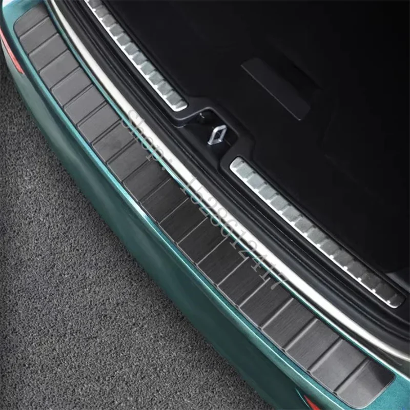 Stainless Steel Rear Bumper Protector Door Sill Scuff Plate - Premium Car Accessories
