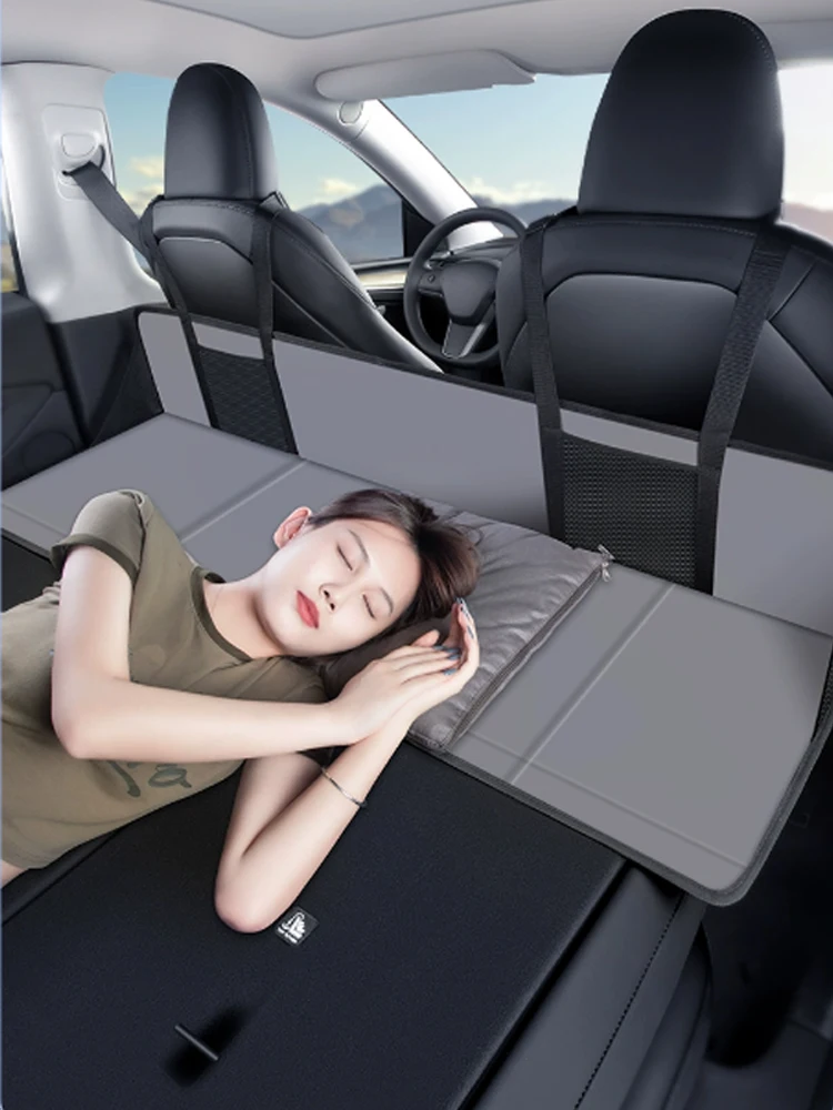 Car Bed Folding Camping Bed Suv Mattress Car Rear Seat Gap Mattress Travel Sleeping Accessories Universal For All Cars