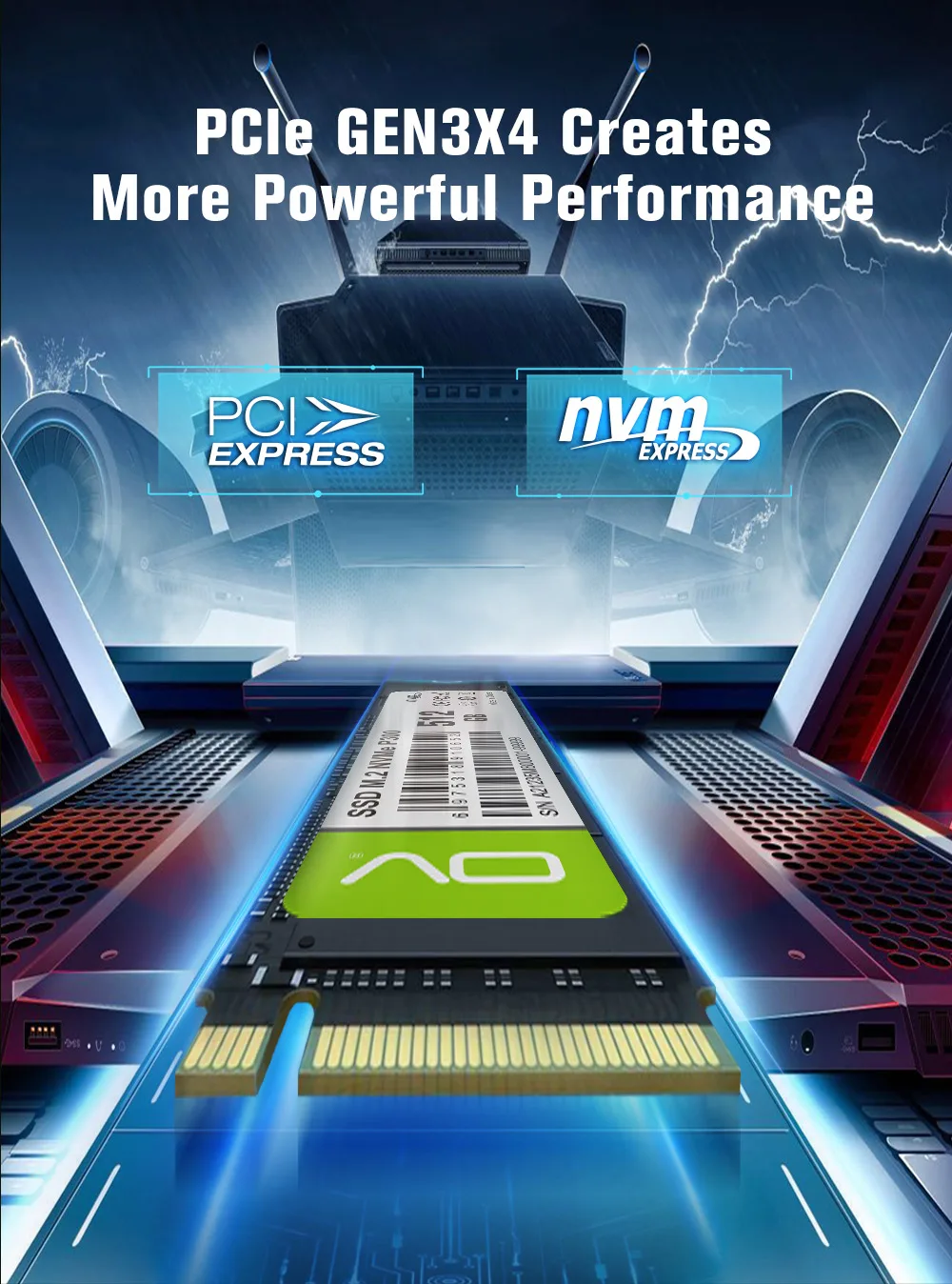 OV SSD Nvme M2 1TB 2TB 128GB 256GB 512GB HD Notebook Internal State Solid Drive Steam Deck M.2 PCIe 2280 Hard Disk Heat Silk DIY