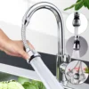 Universal Kitchen Faucet Shower Extender Filter 360 Rotation Extension Tube Nozzle Adapter Sink Swivel Tap Head for Water Saving 2