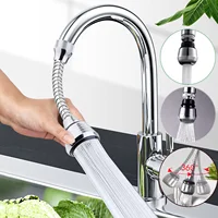 Universal Kitchen Faucet Shower Extender Filter 360 Rotation Extension Tube Nozzle Adapter Sink Swivel Tap Head for Water Saving 2