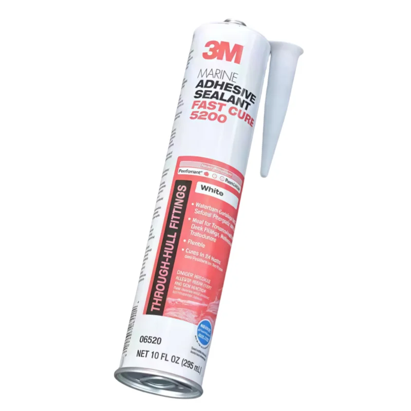 Original 3M 5200 Marine Adhesive Sealant White Polyurethane Waterproof Sealant for Boats and RVs 88ML/295ML