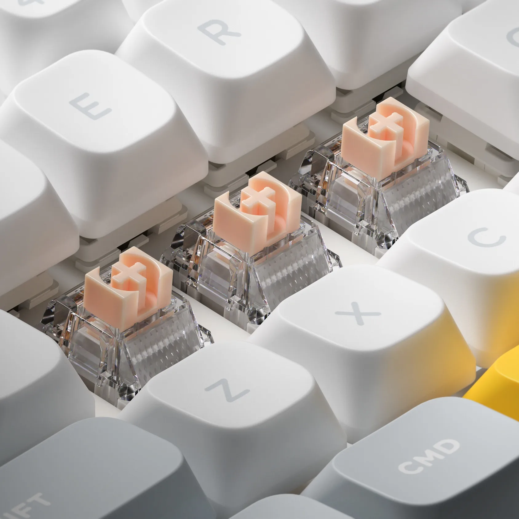 Nuphy Halo65 V2 무선 기계식 키보드(PBT 키캡 포함) 65% 핫스왑 가능 맞춤형 게이밍 키보드 QMK/VIA 가스켓 구조