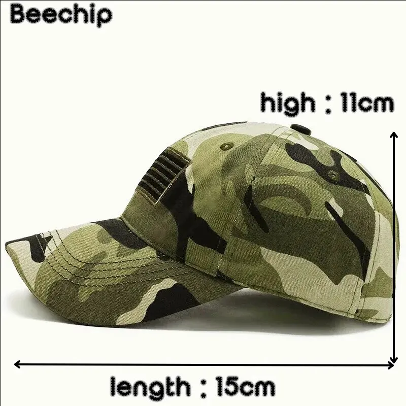 Men's Outdoor Sun Protection and Sunshad Youth Camo Duck Tongue Spring and Autumn Middle Age Baseball Hat