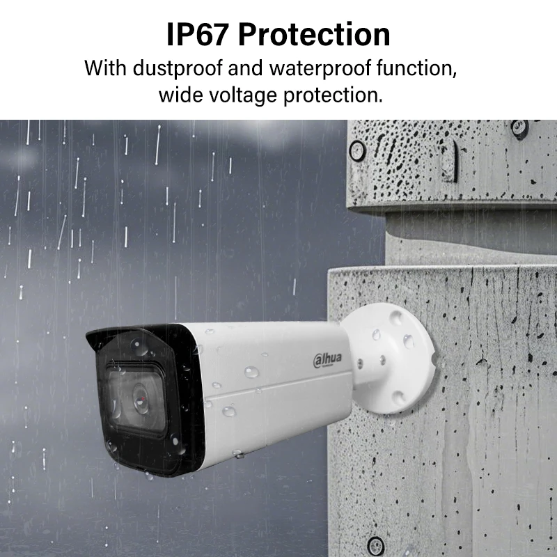 Dahua 180 ° Weitwinkelkamera 4MP Smart EPTZ Netzwerk-IP-Kamera SMD 4.0 Eingebautes Mikrofon IP67-Schutz Personenerkennung HFW3441T-AS-P – Detail 13