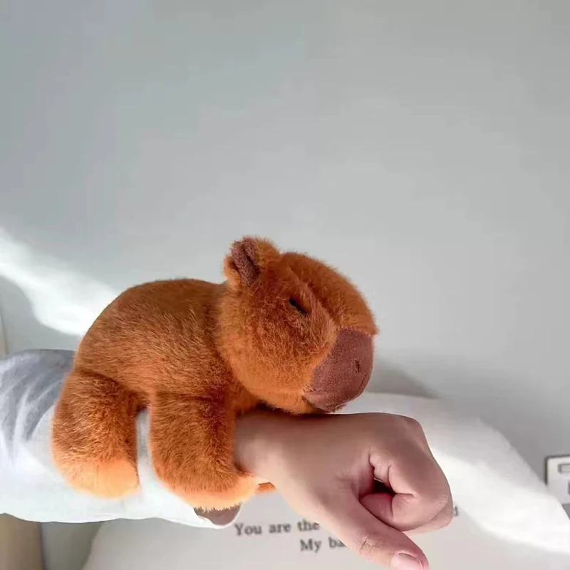 Hot sale capybara keychain mini plush custom stuffed animal capybara keychain 5