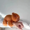 Hot sale capybara keychain mini plush custom stuffed animal capybara keychain 5