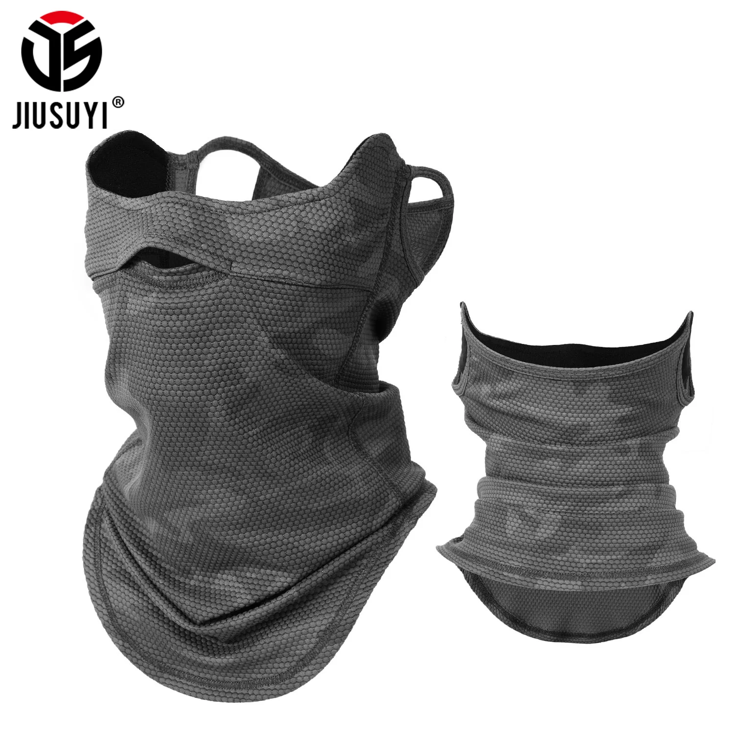 Face Mask Summer Ice Cool Bandana Ear Hanging Scarf Sports Sun Protection Hiking Camping Tactical Fishing Bicycle Ski Neck Cover