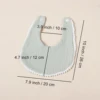 6Piece Set Hot Sale Double Layer Baby Bib Cotton Muslin Polyester Dorp Shape Towel With Button For Kids  Children Burp Cloth 6
