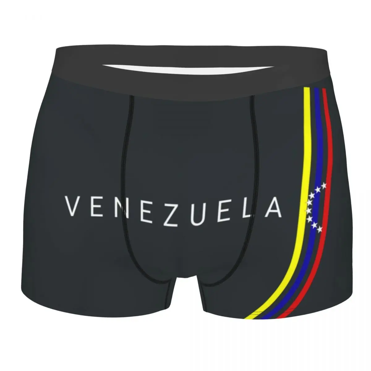 

Нижнее белье с индивидуальным флагом Венесуэла, дышащие боксеры Боливарианской Республики Венесуэла, мужские трусы
