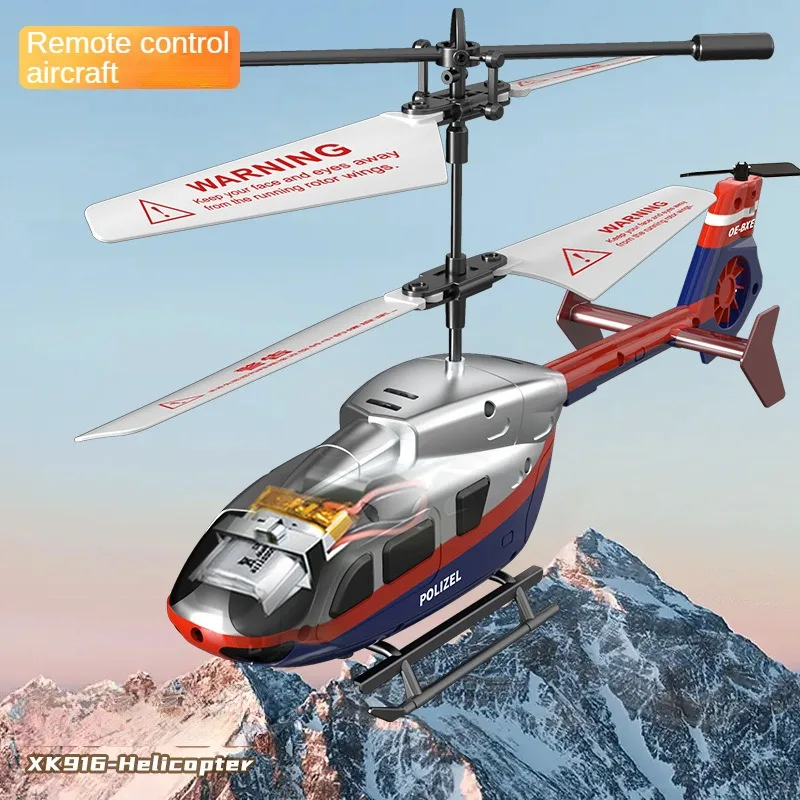 M5 Remote Control Helicopter Altitude Hold 3.5 Channel RC Helicopters with Gyro and LED Light Durable Airplane Drone Toy Gift 4