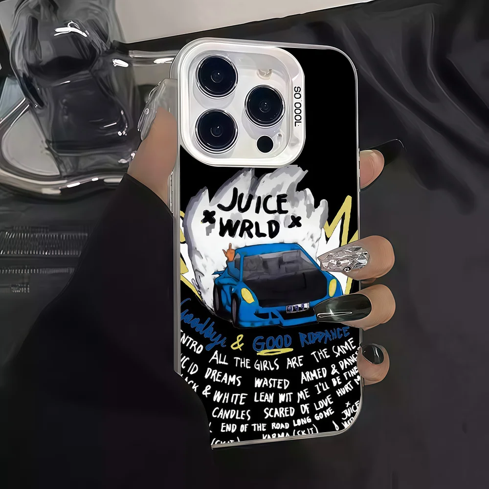 Amerikanischer Rapper J-Juice W-Wrld Handyhülle für iPhone 12 11 13 14 15 16 17 Max Pro Plus Mini Schutzhülle IMD Farbige Abdeckung – Detail 10