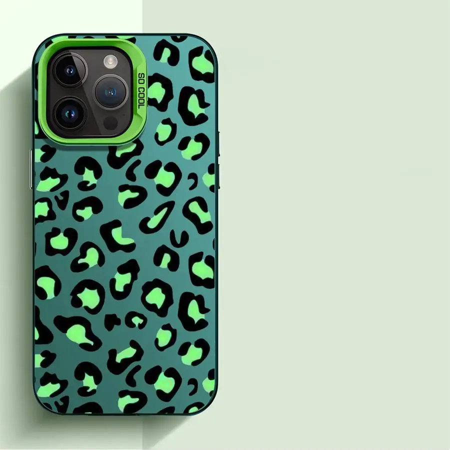 Luxury Soft Clear Leopard Print Phone Case