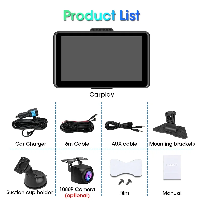 ڵ  ڵ  ġ ũ  ī޶   , 7 ġ 2.5K DVR,  ȵ̵ ī÷,   VW BMW