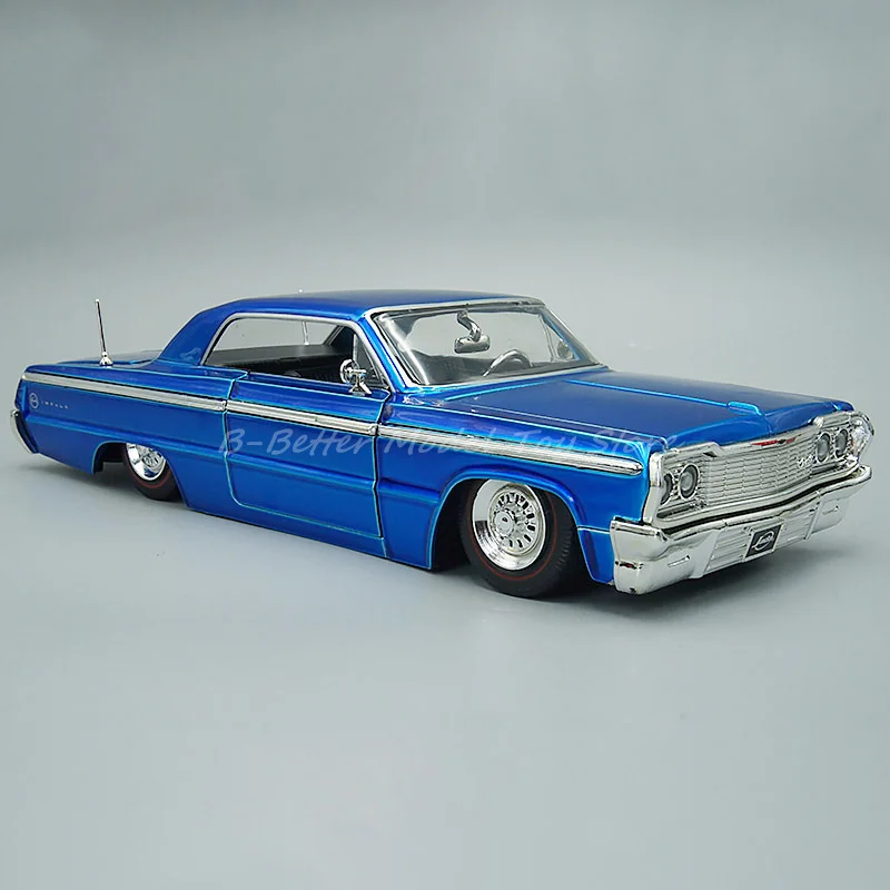 Модель игрушечного автомобиля 1:24 модель модели 1964 Chevy Impala миниатюрная копия