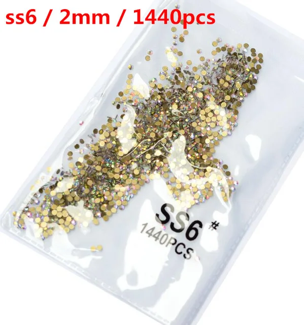 Gold AB SS6 1440pcs