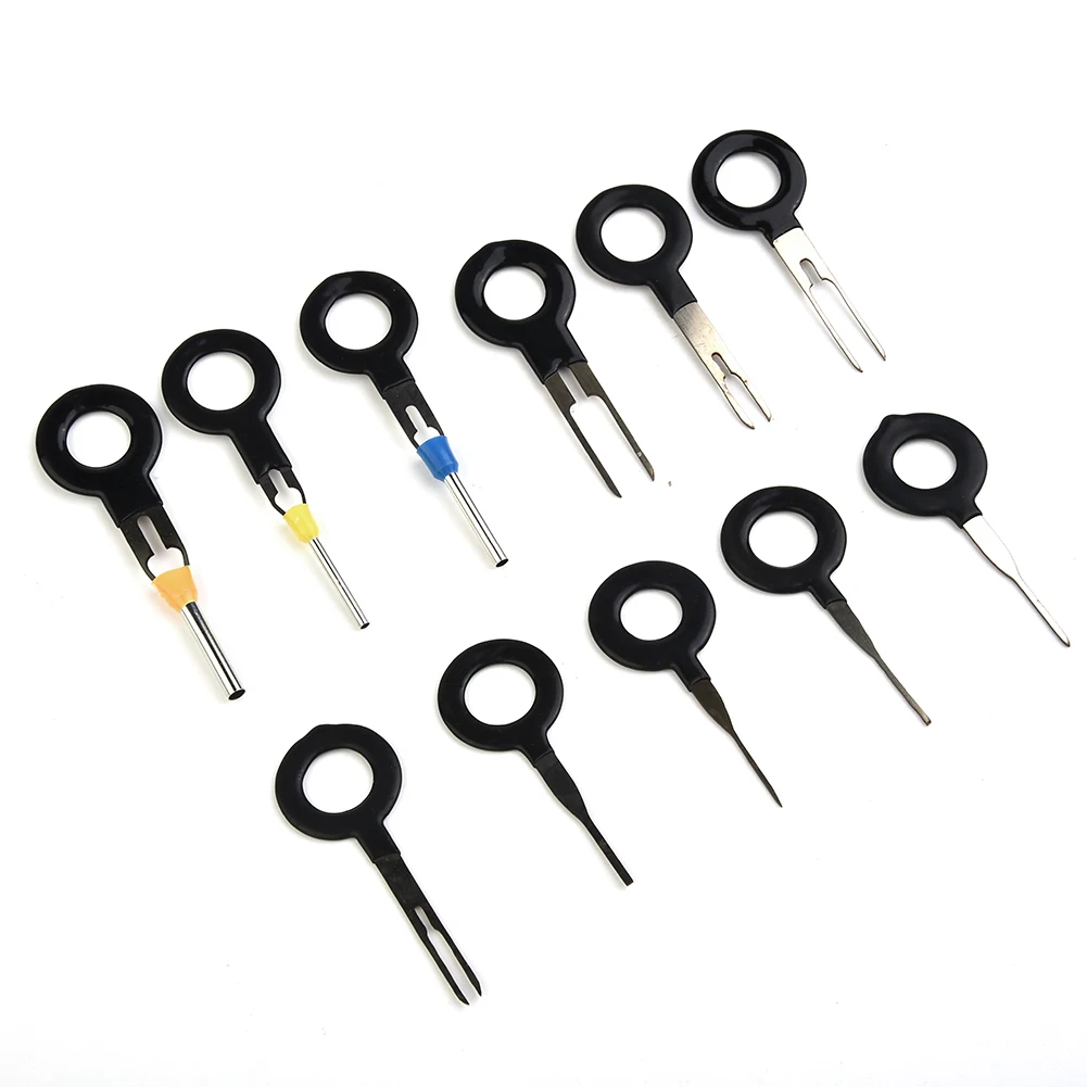 11pcs/Set car terminal tools Car Wire Terminal Removal Tool Crimp Connector Extractor Release Pin Extractor Kit For Car Plug Repair