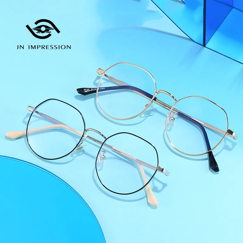 

Tiktok Type Glasses Literary Myopia Mirror Fashion Men and Women Anti-blue Light Minus Glasses Finished Products