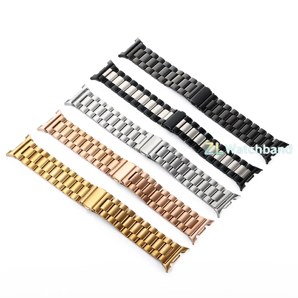 Premium Stainless Steel Watchband Bracelet - Universal Fit, Metal Design