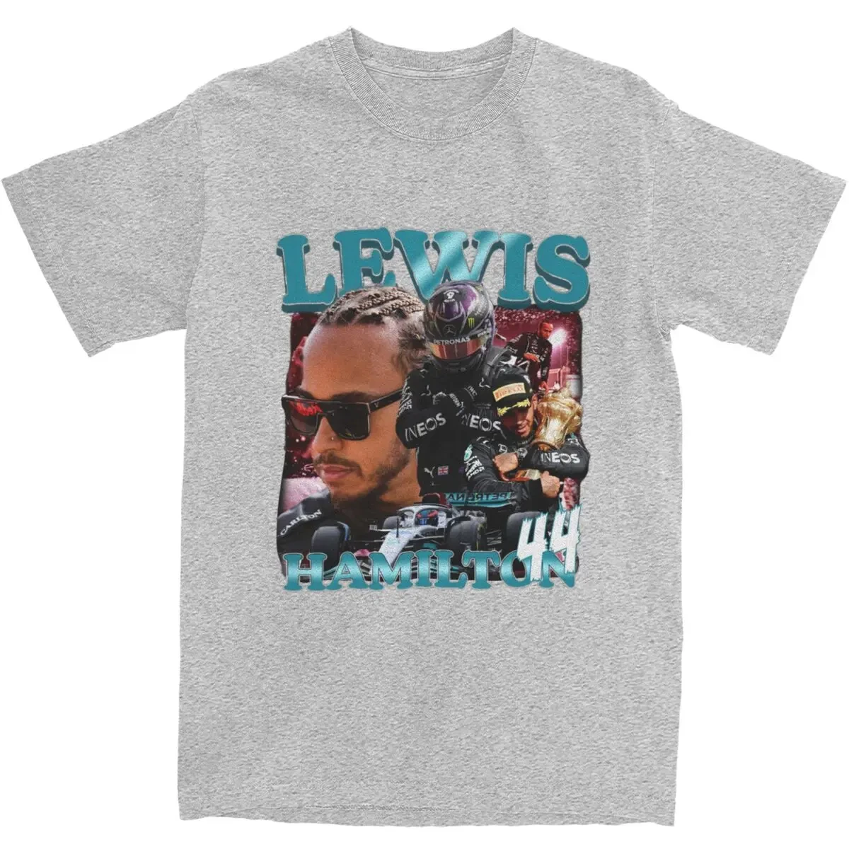thumbnail image 1 of Camiseta Lewis Hamilton 44, ropa para hombre y mujer, algodón, informal, camiseta de piloto de carreras de F1, ropa de manga corta, recién llegada, 71856, 1 of 4