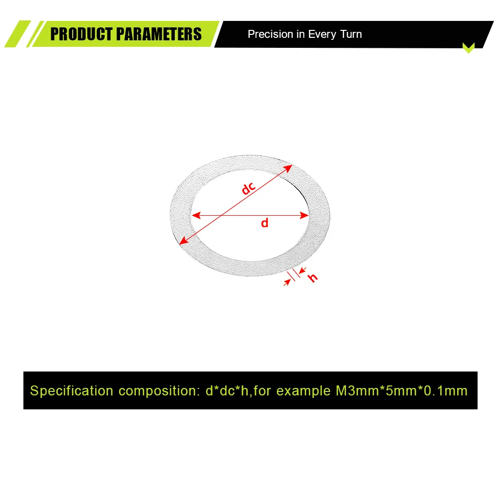 Ultra Thin Flat Washer 304 Stainless Steel - Precision Shim Adjust Gasket