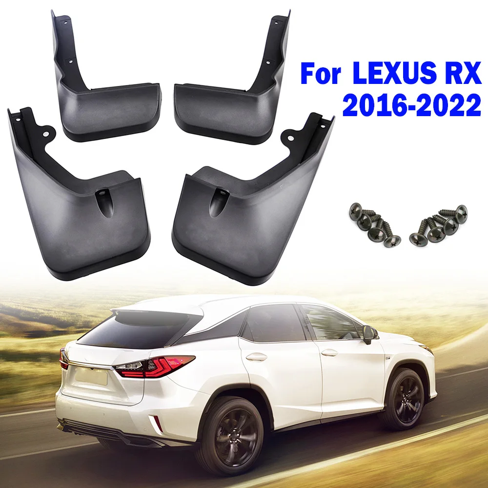 

4X For LEXUS RX RX350 RX450h RX200T RX350L RX300 AL20 2016 - 2022 Car Mud Flaps Splash Guard Front Rear 2017 2018 2019 2020 2021